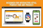 Pet Essentials Icon Set, a Solid Icon by Flat Icons (Thumbnail 5 of 7)