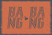 Speedy Cheetah - Retro Display Font, a Serif Font by Vintage Font Lab (Thumbnail 4 of 8)