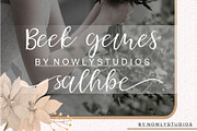 Homhay Script, a Script Font by Nowlystudios (Thumbnail 2 of 7)