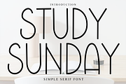 Study Sunday, a Sans Serif Font by FreshTypeINK (Thumbnail 1 of 7)