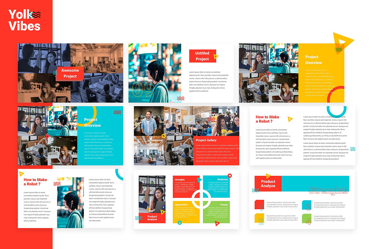 Powerpoint - Yolk Colorfull, a Presentation Template by Yolk Vibes (Photo 4 of 7)