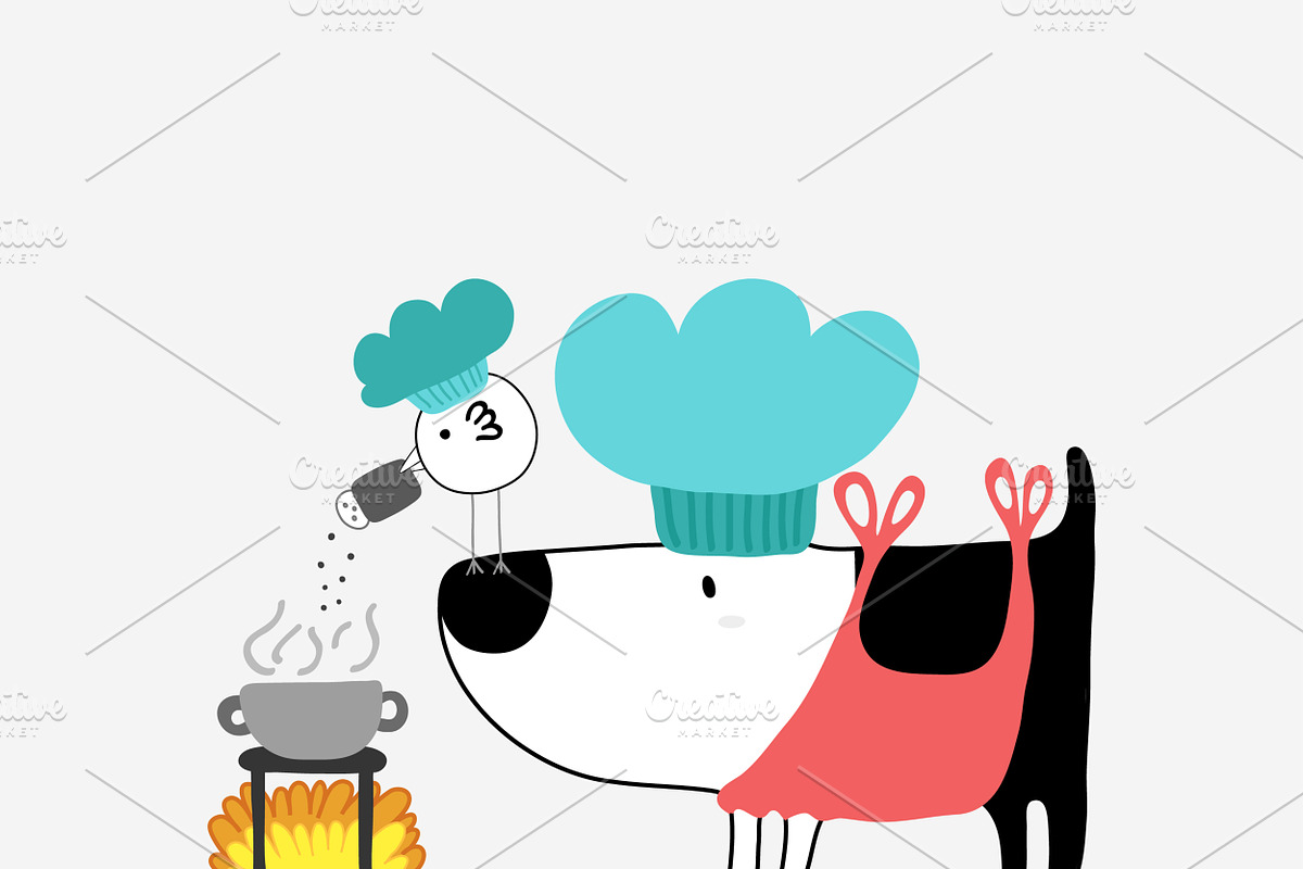 Dog & Bird Collection 1, an Animal Illustration by Irene Loal (Photo 14 of 17)
