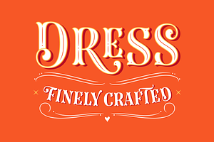 Dress Combo Four - Display Font