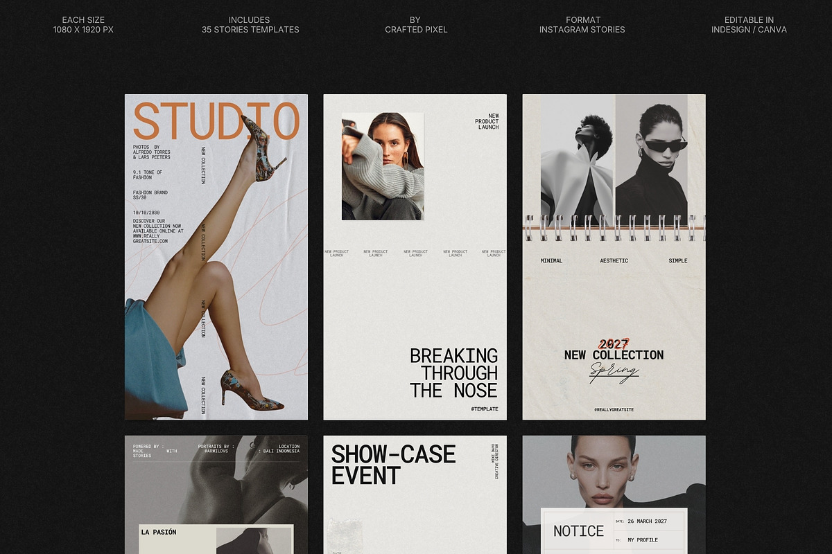 KYRO | Instagram Template (II), a Social Media Template by Crafted Pixel (Photo 1 of 10)