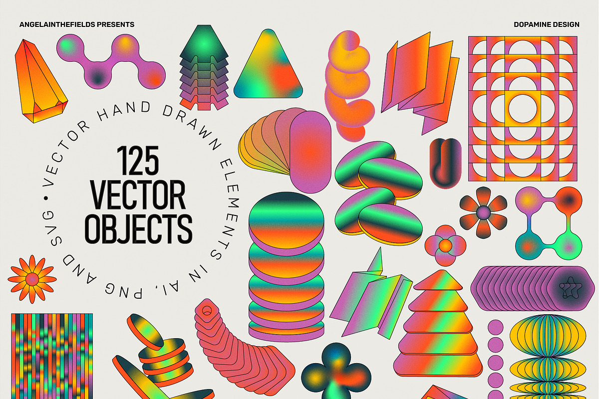 DOPAMINE Vector Clipart + Posters, an Object Graphic by angelainthefields (Photo 3 of 20)