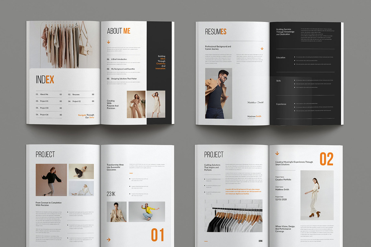 Portfolio Brochure Template, a Brochure Template by Seeing-art (Photo 10 of 11)