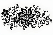 Vintage Flower Ornament Set, an Illustration by Creativeshirt (Thumbnail 14 of 21)
