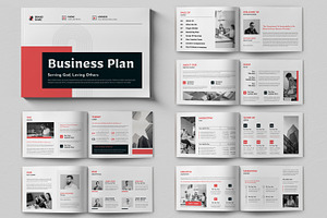 Corporate Business Plan Brochure, a Brochure Template by ContestDesign