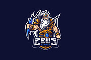 Zeus Mascot Esport Logo, a Branding & Logo Template by prps.std (Thumbnail 2 of 3)
