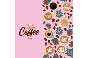 Internatinal Coffee Day Poster