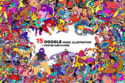 15 Doodle Music Illustration, an Illustration by singpentinkhappy (Thumbnail 1 of 10)