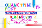Chalk Title Font, a Script Font by OWPictures (Thumbnail 1 of 5)