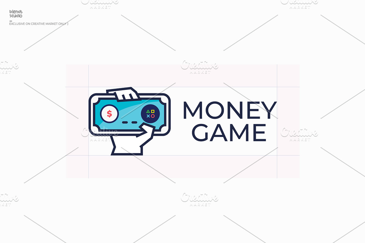 Money Game logo, a Branding & Logo Template by blends.studio (Photo 3 of 4)