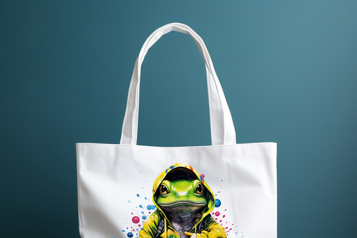 Cool frog wearing hoodie., an Animal Illustration by yod67 (Photo 7 of 9)