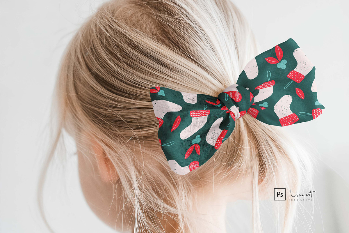 Hair Bow and Dress Mockup, a Shirt Mockup by LinnestCreative (Photo 4 of 5)