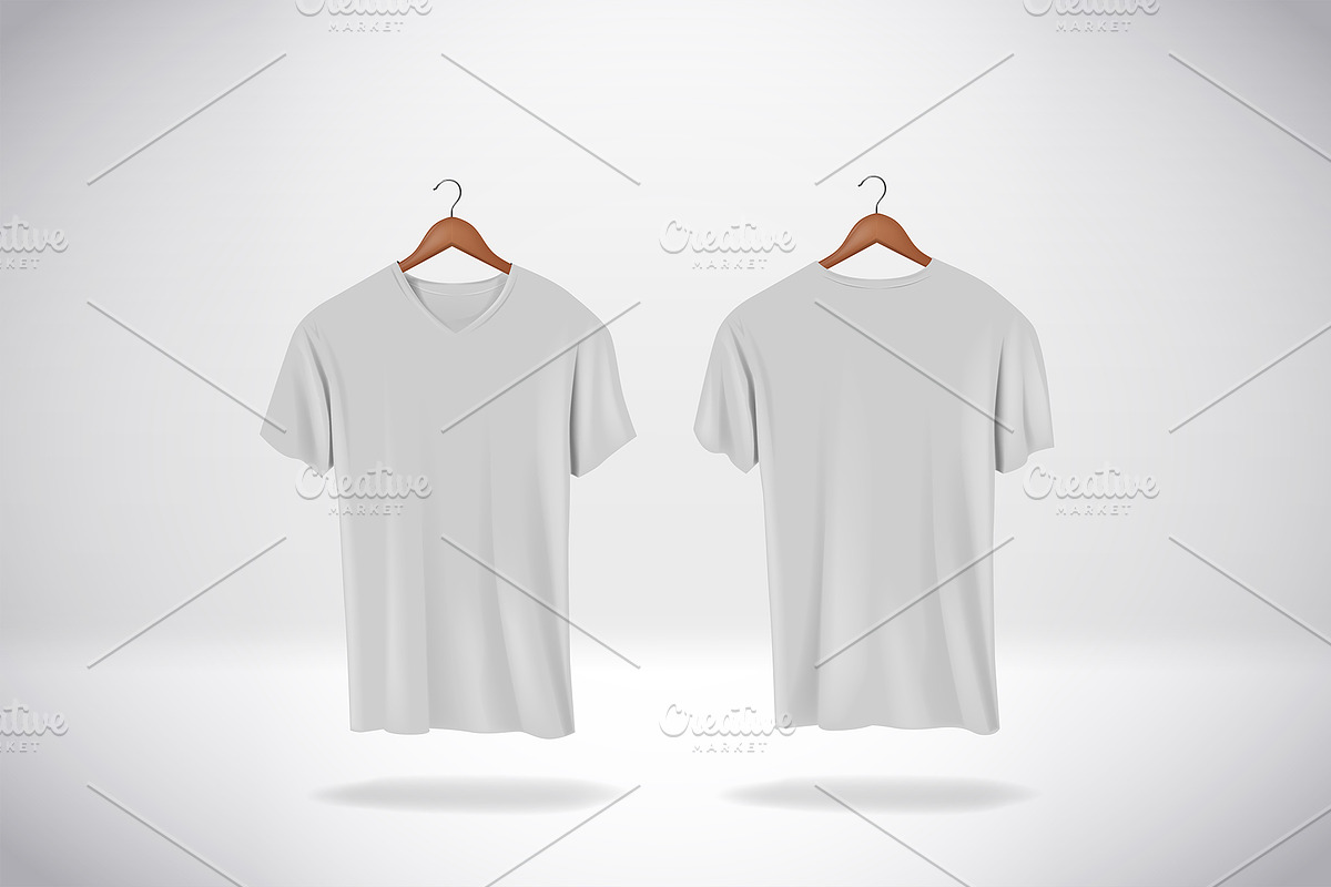Realistic Basic T-Shirt Templates, a Shirt Mockup by George Rod (Photo 3 of 5)