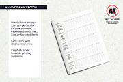 Finances and Money Icon Set, an Outline Icon by insemar (Thumbnail 2 of 4)