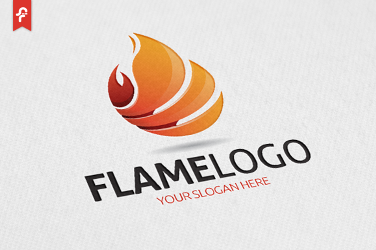 Flame Logo, a Branding & Logo Template by ft.studio