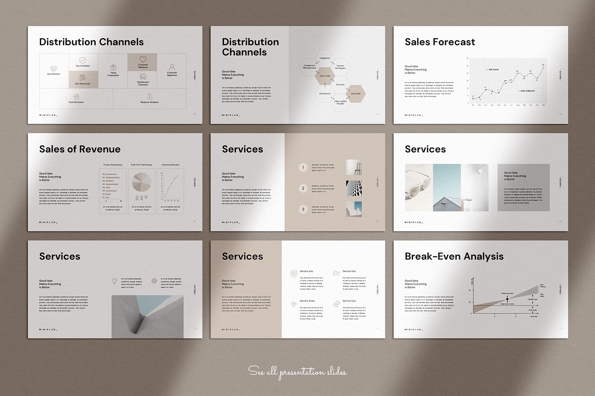 Business Plan PowerPoint Template, a Presentation Template by TemplatesForest (Photo 10 of 13)