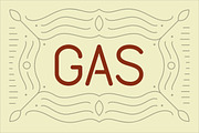 Gasworks Park, a Font by minersgold (Thumbnail 6 of 8)