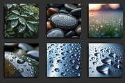 Shimmering Raindrops Background, a Background Graphic by protabsorkar11 (Thumbnail 3 of 4)