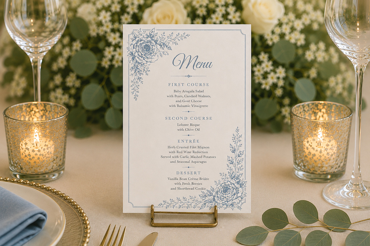 Peony Floral Wedding Suite, a Decorative Illustration by AW Studios (Photo 5 of 7)