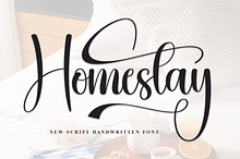 Homestay | Script Font