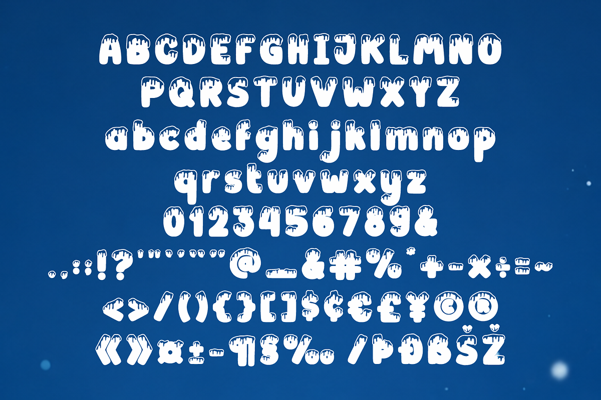Polar Frozen – Ice Font, a Sans Serif Font by Mozatype (Photo 6 of 7)