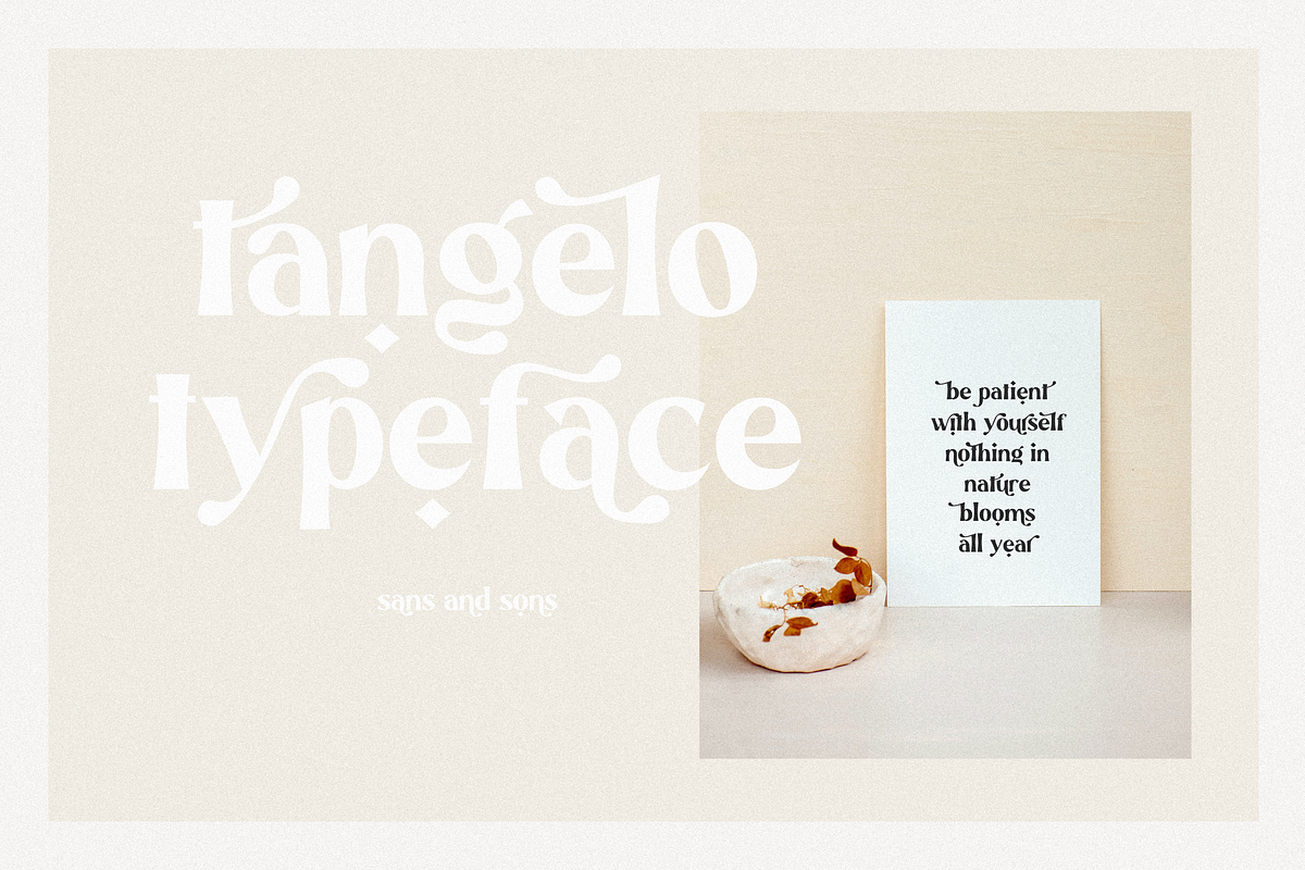 Tangelo - Retro Serif, a Serif Font by Sans & Sons (Photo 8 of 10)