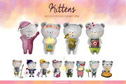 Set 12 Cute Kittens, an Illustration by DoubleColors (Thumbnail 1 of 5)