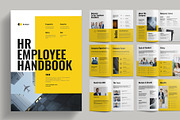 Employee Handbook Layout, a Brochure Template by Pixelpick (Thumbnail 1 of 9)