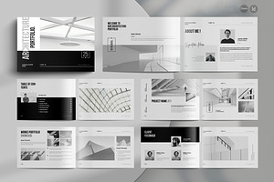 Architecture Portfolio Template Indd, a Brochure Template by StyleArt