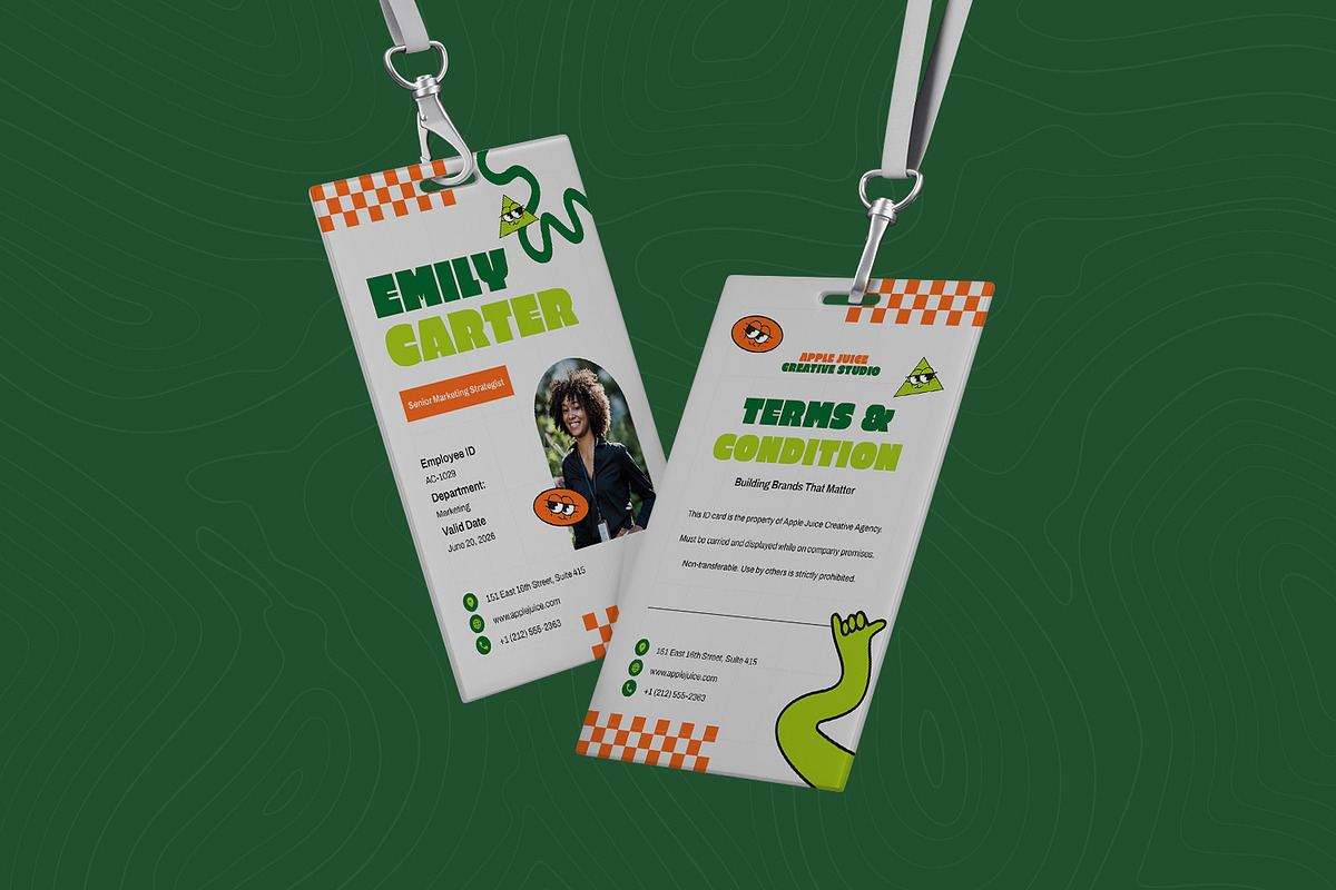 Apple Juice - ID Card, a Card Template by Esensifiksi.studio (Photo 2 of 3)