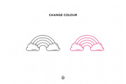 Restaurant, Cafe And Food Icon Set, an Outline Icon by Pathlord (Thumbnail 4 of 7)