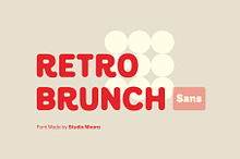 Retro Brunch Sans - Rounded Display