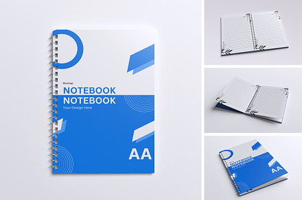 Notebook Mockup, a Books & Magazine Mockup by Twins_studio