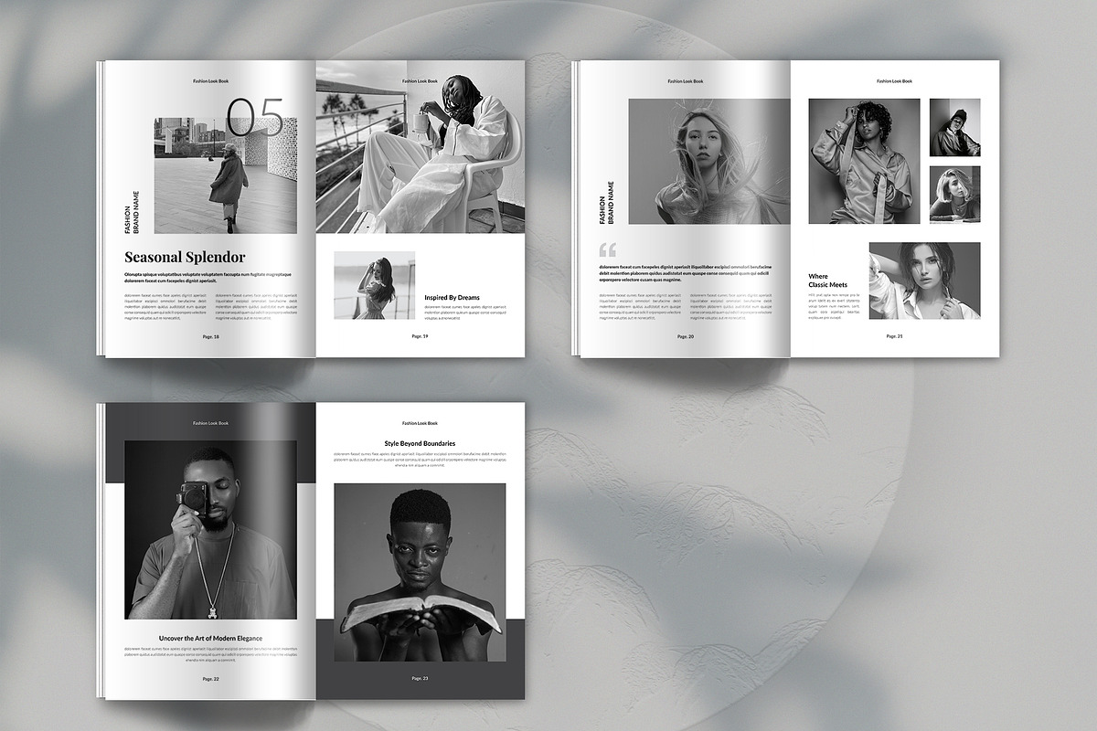 Fashion Lookbook Template, a Brochure Template by Spark_Creative (Photo 16 of 17)