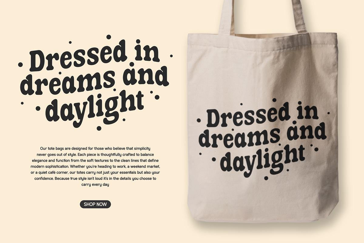 Chocovan Groovy — Retro Groovy Serif, a Serif Font by Claymoon Lab (Photo 4 of 8)