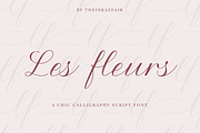 Les Fleurs Script, a Script Font by theinkaffair (Thumbnail 1 of 8)