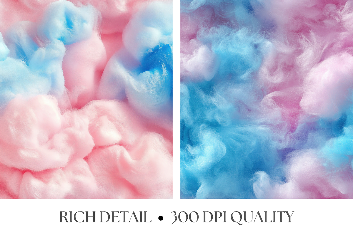 Cotton Candy Seamless Textures, a Texture Graphic by Artful Assets Boutique (Photo 3 of 4)