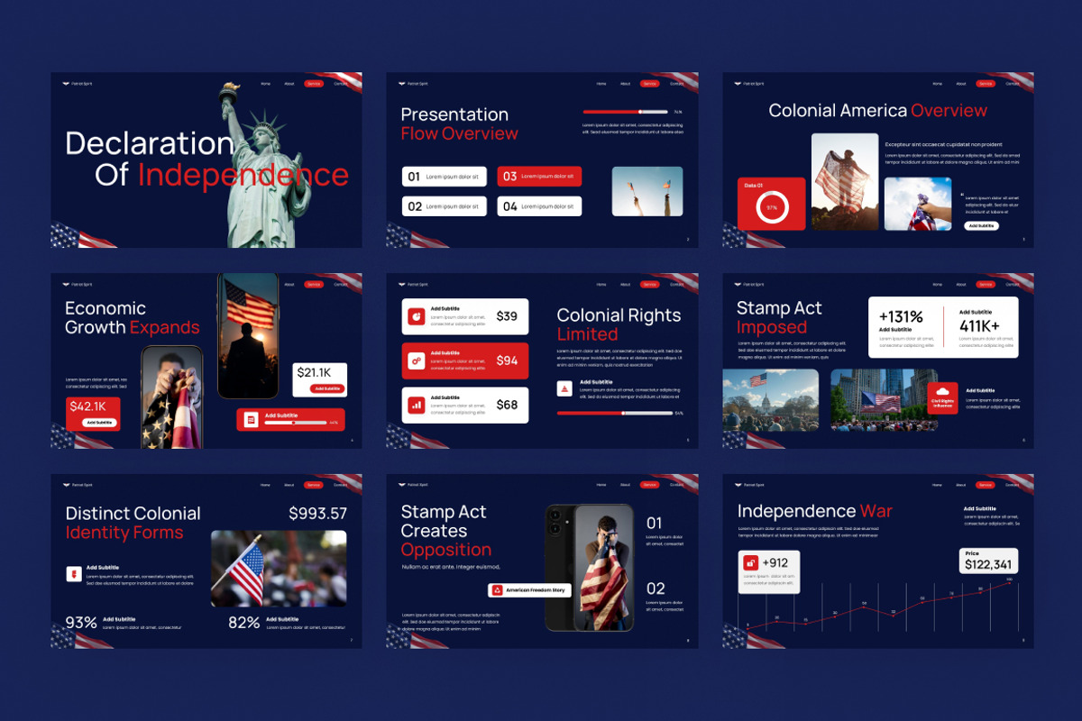 Declaration of Independence, a Presentation Template by Loin Studio (Photo 3 of 4)