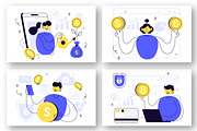 10 Fintech Vector Illustration, a Finance Illustration by denayunebgt (Thumbnail 3 of 4)
