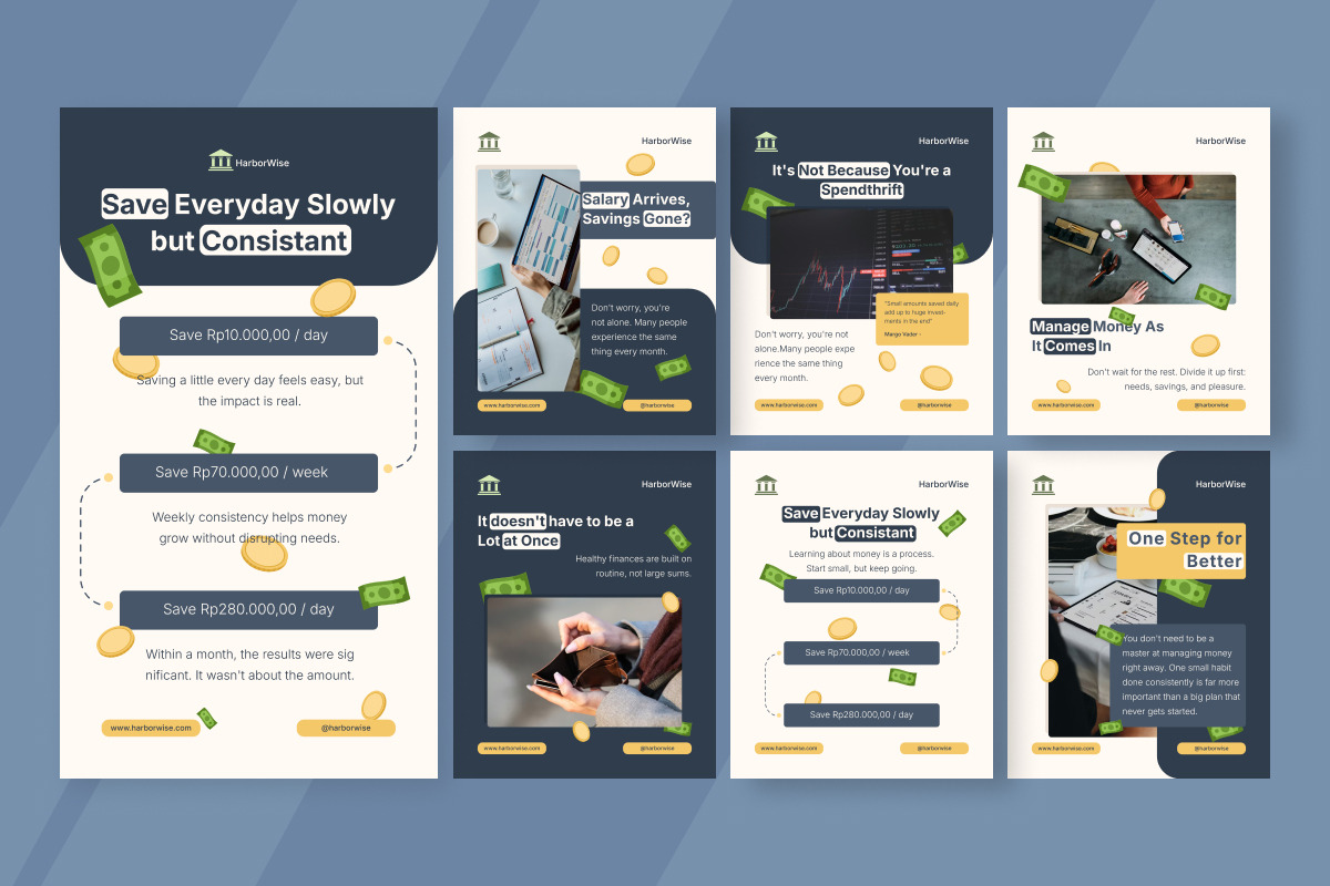 Millennial Money Savings Carousel, a Social Media Template by productype1 (Photo 5 of 5)