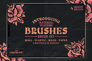 Material Texture Brushes Procreate, a Brush Add-On by Mixergraph (Thumbnail 1 of 10)