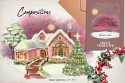 Merry Christmas, a Seasonal Illustration by Anna Babich (Thumbnail 3 of 8)