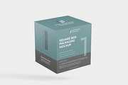 Square Box Mockup, a Packaging Mockup by tiyasprabawa (Thumbnail 4 of 11)
