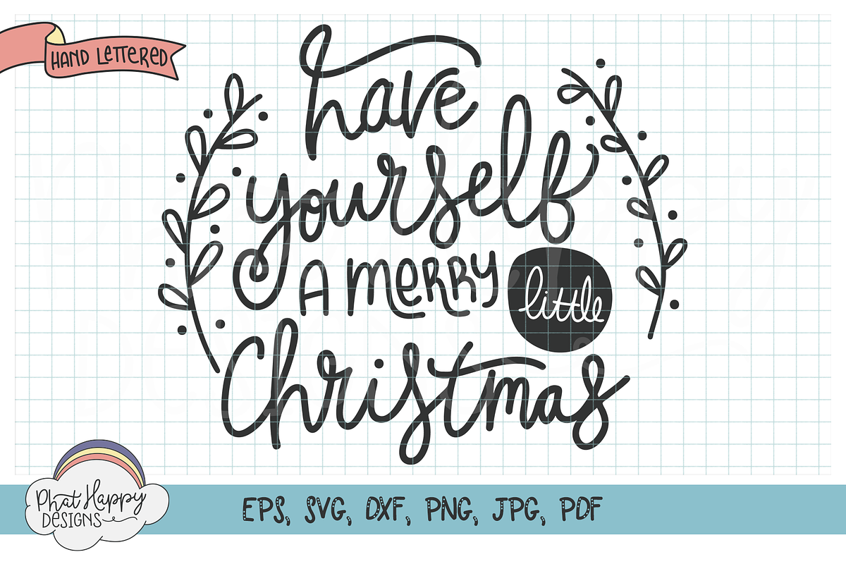 A Merry Little Christmas SVG, a Graphic by Phat Happy Life