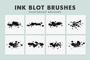 Ink Blot Brushes For Photoshop, a Brush Add-On by AB-TheDesigner (Thumbnail 3 of 4)