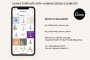 Human Design Instagram Creator CANVA, a Social Media Template by Backyard Rose (Thumbnail 2 of 11)