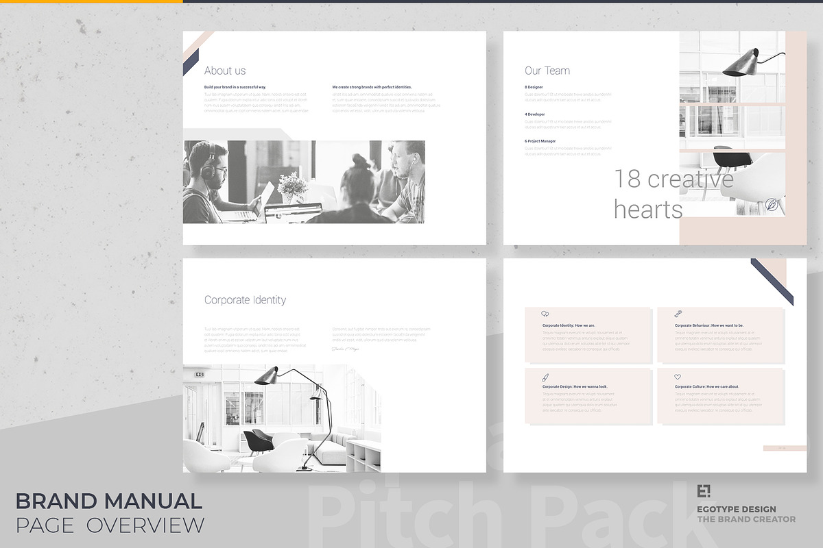 Calm Brand Guidelines, a Brochure Template by Egotype (Photo 28 of 35)